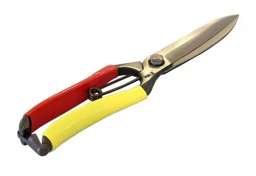 Ножницы для обрезки веток Hi-Sho High-Class с изогнутой виниловой ручкой, одноручные, с двумя лезвиями, 270 мм, лезвие,