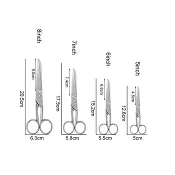Ножницы для одежды из нержавеющей стали, швейные ножницы, инструмент для резки ткани, ножницы для домашнего хозяйства для дизайна одежды