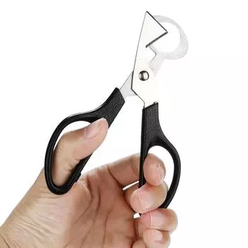 Ножницы для перепелиных яиц, нож для открывания, инструмент из нержавеющей стали One Size чёрный