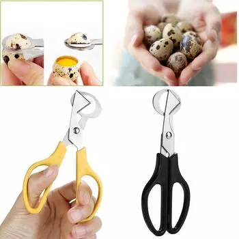 Ножницы для перепелиных яиц, нож для открывания, инструмент из нержавеющей стали чёрный