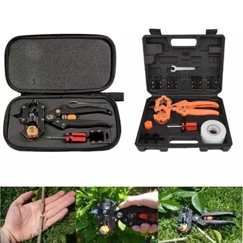 Ножницы для прививки многофункциональные 2 в 1 набор садовых инструментов для прививки с растягивающейся пленкой для обрезки растений и деревьев инструменты для прививки