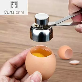 Ножницы для яиц, резак для яиц, открывалка для скорлупы, открывалка для вареных сырых яиц из нержавеющей стали, креативный набор кухонных инструментов S