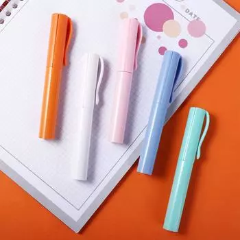 Ножницы для резки бумаги, ножницы в форме ручки, инструменты для творчества, безопасные складные ножницы зелёный