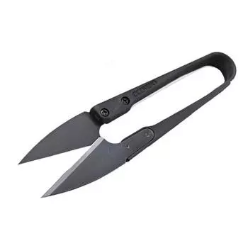 Ножницы для резки ниток Clover черные с черным лезвием (10.5cm) 36-395