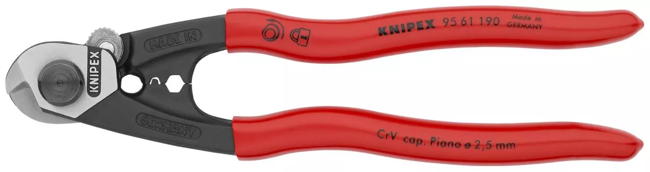 Ножницы для резки троса KNIPEX 190 мм 9561190