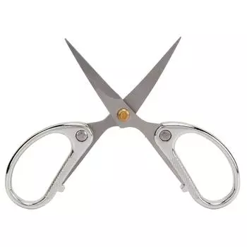 Ножницы для рукоделия из нержавеющей стали, высокая твердость, прочный эргономичный дизайн, легкая резка, широкое применение серебряный