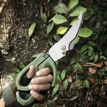 Ножницы для рыбалки премиум-класса, прочные кухонные со съемными лезвиями, многофункциональные ножницы для разделки птицы из нержавеющей стали 1pc