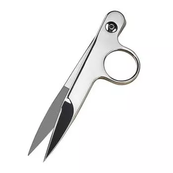 Ножницы для шитья для ткани Профессиональные ножницы для ниток из нержавеющей стали Вышивка Еда Мясо Керамические ножницы Ножницы для пряжи Инструменты серебряный