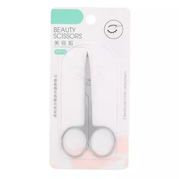 Ножницы для стрижки бровей из нержавеющей стали, безопасные, чистые, профессиональные ножницы для стрижки волос