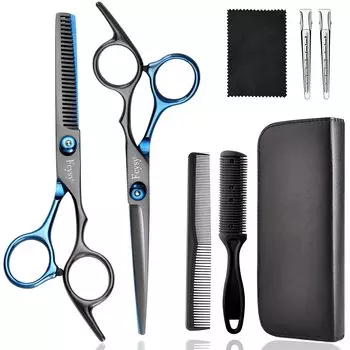 Ножницы для стрижки волос Fcysy Professional Barber Scissors Hair Scissors Thinning Hair Scissors Hair Cutting Hair Cutting Blending Salon For Pets Kit,