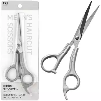 Ножницы для стрижки волос KAI Hair Cutting Stainless KQ3206, сталь, мужские ножницы, самострижущиеся