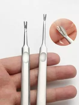 Ножницы для удаления омертвевшей кожи, маникюр, удаление омертвевшей кожи, толкатель, инструмент для педикюра, набор маникюрных ножниц