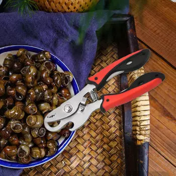 Ножницы для улиток и хвостов, металлические ножницы, 5,8 дюйма, легкие, удобные в обращении красный