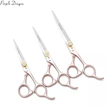 Ножницы для волос профессиональные Purple Dragon 5,5 JP 440C парикмахерские ножницы филировочные ножницы для стрижки Z9105