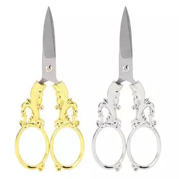 Ножницы для вышивания из нержавеющей стали, многофункциональные, портативные, ножницы, швейные принадлежности Gold