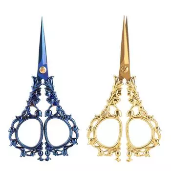 Ножницы для вышивки маленькие острые ретро европейский стиль для шитья бумага резка игла для вышивки крестом Gold