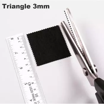 Ножницы INNE для рукоделия, портновское шитье, ткань с вышивкой, зигзагообразная форма, ремесленный крой, 23,5 см, инструмент для шитья кожи, рукоделия, сделай сам