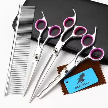 Ножницы из нержавеющей стали для истончения и стрижки волос, машинка для стрижки волос 6 дюймов, парикмахерские товары, стрижка, машинка для стрижки волос для собак