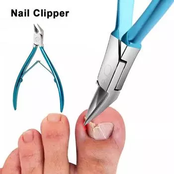 Ножницы из нержавеющей стали для ногтей Специальные ножницы для ногтей «Орлиный клюв» Инструмент для обрезки одной ноги Удаление омертвевшей кожи Диагональная стрижка ногтей на ногах 1