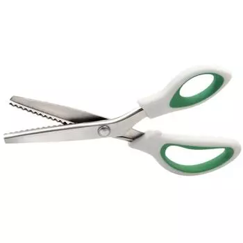 Ножницы-ножницы с треугольным зубчатым краем, ножницы для зигзага, ножницы для шитья, аксессуары для рукоделия, ножницы для выкройки красный