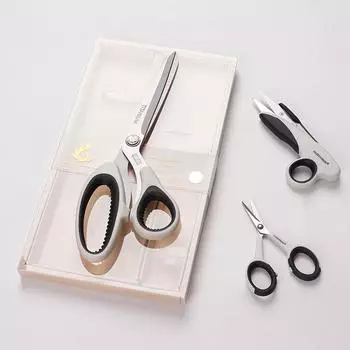 Ножницы ручной работы из нержавеющей стали, набор прямых больших ножниц для шитья и резки