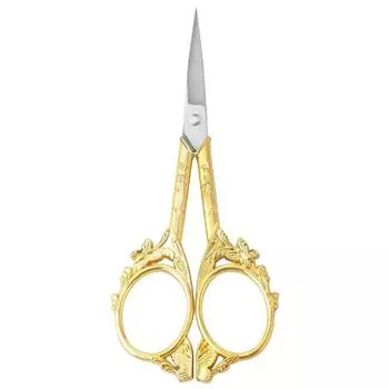 Ножницы в китайском стиле с ретро-вышивкой бабочек для чайной церемонии