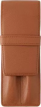Ножны для ручки OSL Pen Sheath Double Camel из натуральной кожи, подарочная перьевая ручка SLIP-ON OSL-3603, 2 шт. верблюд