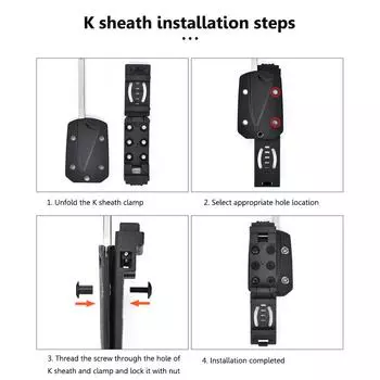 Ножны поясной зажим K-Sheath пряжки для ремня клипсы для походных инструментов
