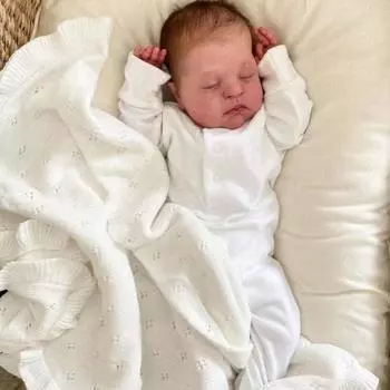 NPK 48 см Reborn Baby для маленьких девочек, очень мягкая тканевая кукла, мягкая игрушка, реалистичная, настоящая мягкая на ощупь