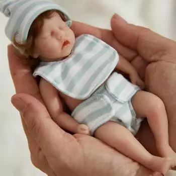 NPK Мини 6-дюймовая силиконовая кукла Силиконовая кукла для ванны всего тела Реалистичная кукла для девочки