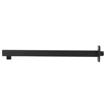 NPT1/2 41cm Shower Arm Concealed Wall Mounted Shower Head Extension Arm for Home Bathroom Black