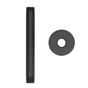 NPT 20 мм душевой кронштейн 6 дюймов скрытый настенный черный удлинитель насадки для душа для ванной комнаты