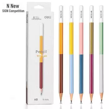 NS725-HB/2B Карандаши для рисования для студентов - 10 шт. в упаковке