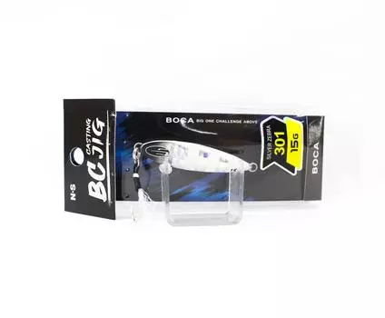 NS Black Hole Metal Jig Boca 15 грамм 301 Серебро Зебра (6967)