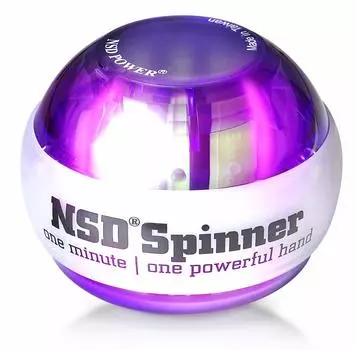 NSD Spinner Функция автоматического запуска Светодиодный счетчик 3 Изменение цвета Авторизованный дистрибьютор в Японии Продукт Предплечье Рукоятка Сила Гантель и Мульти-Лайт PB-688AML фиолетовый