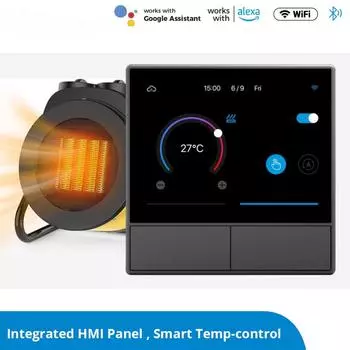 NSPanel WiFiИнтеллектуальный переключатель сцен, термостат, универсальное управление температурой, сенсорный экран