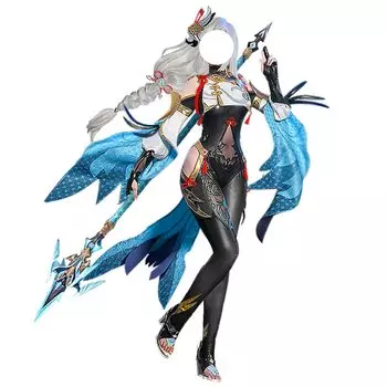 NSPSTT Genshin Ritsuki Shinkaku Косплей с одинокой печалью Shinkaku Косплей в стиле Genshin Shinkaku Shinkaku с париком Genshin Impact Shuukaku Chapter