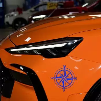Nswe Compass светоотражающие наклейки на автомобиль грузовик автомобильные наклейки забавные виниловые транспортные средства украшения мотоциклы аксессуары разноцветный