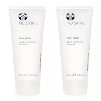 Nu Skin Clay Pack Deep Cleansing Mask 100ml 2 packs, 1 pack
