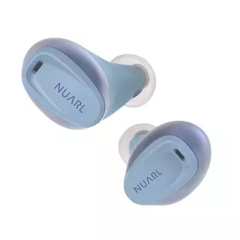 NUARL N6 Lite полностью беспроводные наушники с шумоподавлением, низкой задержкой, игровым режимом, внешним захватом звука, Bluetooth, водонепроницаемостью IPX4 с микрофоном тёмно-синий