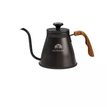NUBAGO Coffee Узкий кофейный капельный нержавеющий капельный открытый IH термометр кофейный капельный кофе с 4 нижними диаметрами для использования кофе на открытом воздухе чайник,