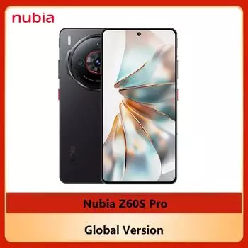 Nubia Z60S Pro Global Version 6.78 Смартфон Snapdragon 8 Gen 2 5100mAh Аккумулятор 80W спутниковая связь 16G 512GB циан