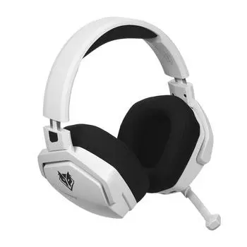 NUBWO G06 Беспроводная игровая гарнитура для PS5 PS4 ПК Ноутбук Наушники с шумоподавлением и наушниками белый