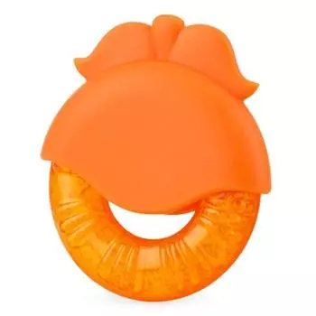 Прорезыватель для зубов Nuby Ice Gel Fruit Teether, мандарин, 1 шт., корейские детские товары