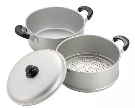 Nuceret Aluminum 2 Tier Steamer 26cm H-2417