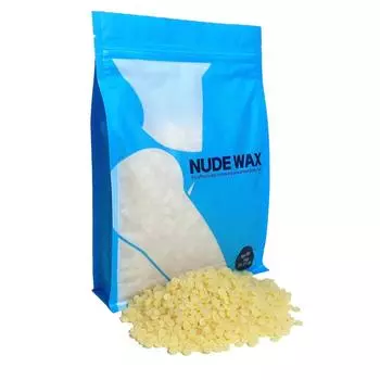 Nude Wax Honey Большая емкость 1 кг Твердый воск, подходящий для депиляции всего тела, 1 кг, 1 шт.