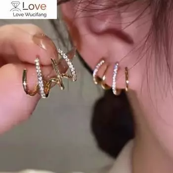 Nuevos Pendientes De Gota De Flores De Cristal Para Mujer, Joyer A De Moda, Pendientes De Diamantes De Imitaci N De Color Dorado