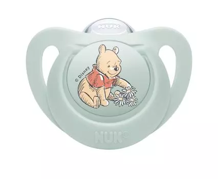 NUK Star Pacifier Disinfectant for Babies Months Winnie the Pooh OCNK10730926 (with Case) 0-6 /
