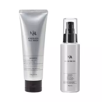 NULL гель для умывания лица увлажняющий гель все в одном (значение + набор)