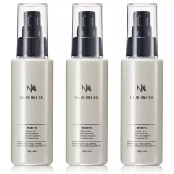 NULL Gel Set of 3 Lotion Beauty Essence Emulsion Cream CICA Citrus Scent 100 мл All-in-one Men s All-in-one